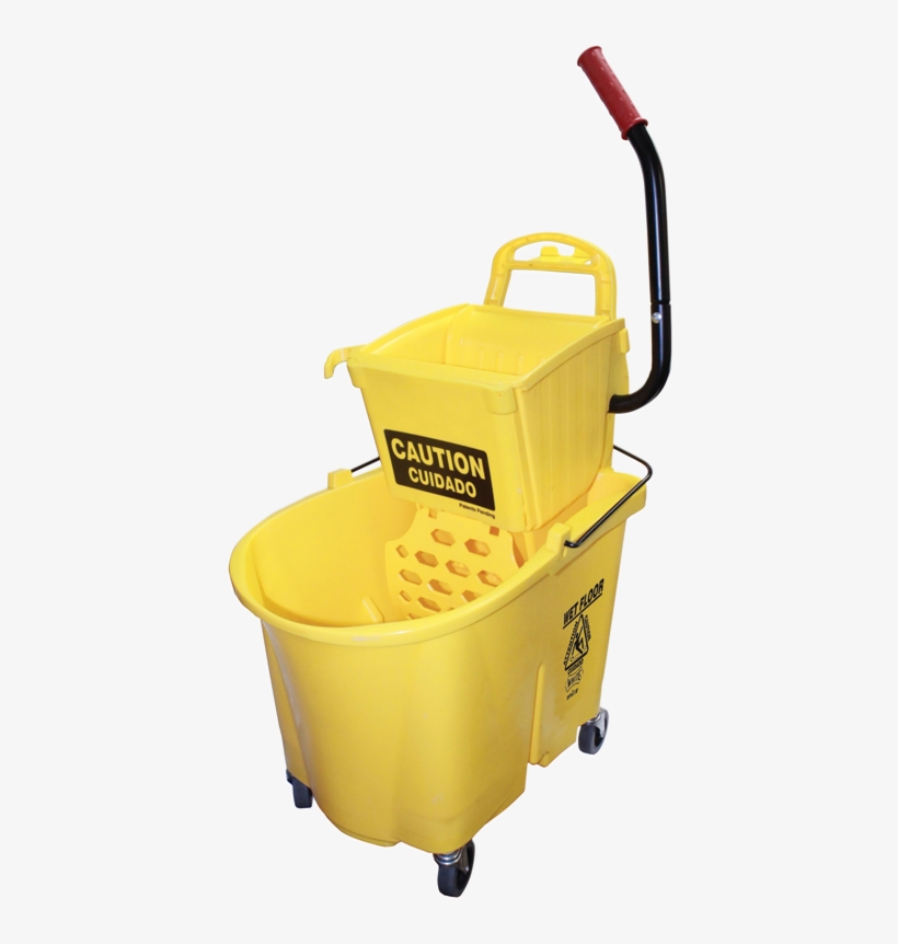 Mop Bucket - Mop And Bucket Png, transparent png download