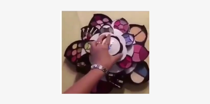 Makeup Palette Flower, transparent png download