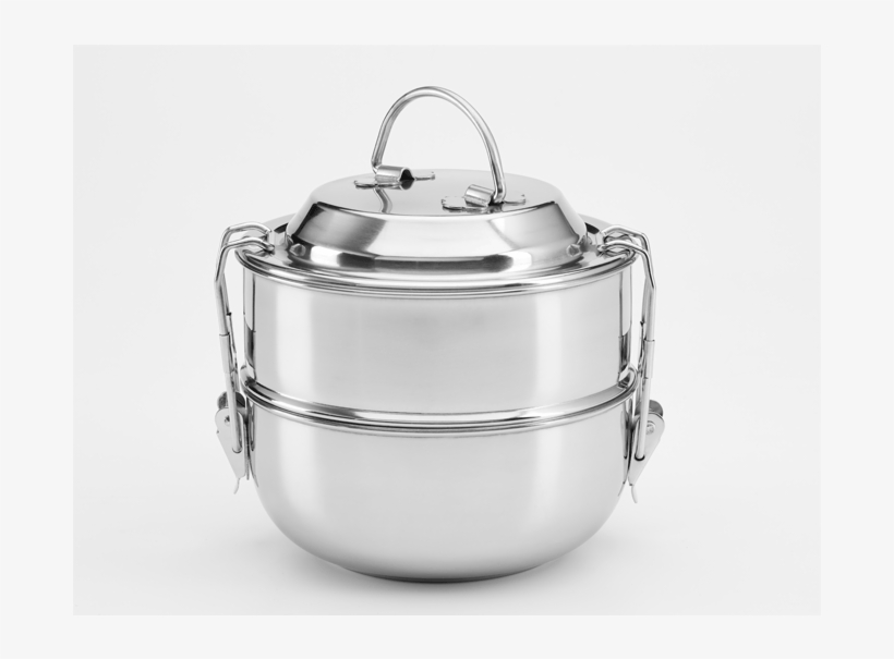 Raja 2-tier Tiffin Lunch Box - Happy Tiffin, Raja Domed 2 Tier Stackable Food Storage, transparent png download