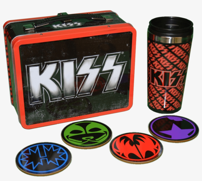 Lunch Box Gift Set - Kiss Tin Tote Gift Set/lunchbox, transparent png download