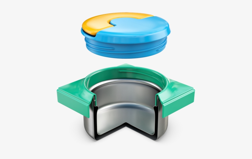 Every Bowl Inside Omiebox Is Made Of 2 Layers Of Food - Omiebox Bento Lunch Box With Insulated Thermos, transparent png download