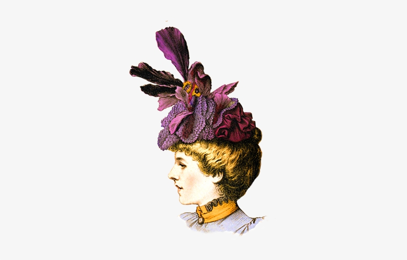 Victorian Ladies Dress Hats Clip Art - Age Of Innocence By Edith Wharton (ebook), transparent png download