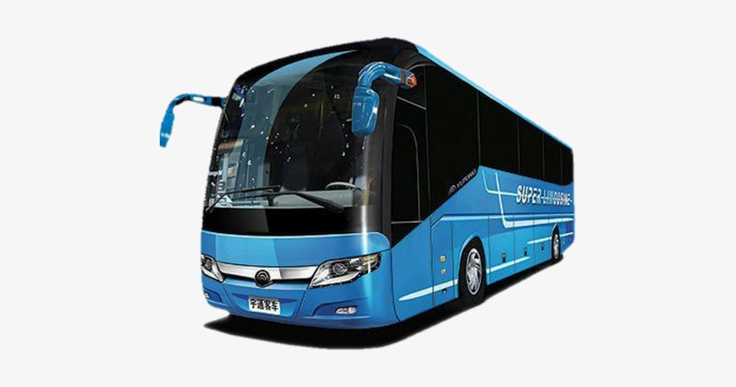 Blue Bus Png, transparent png download