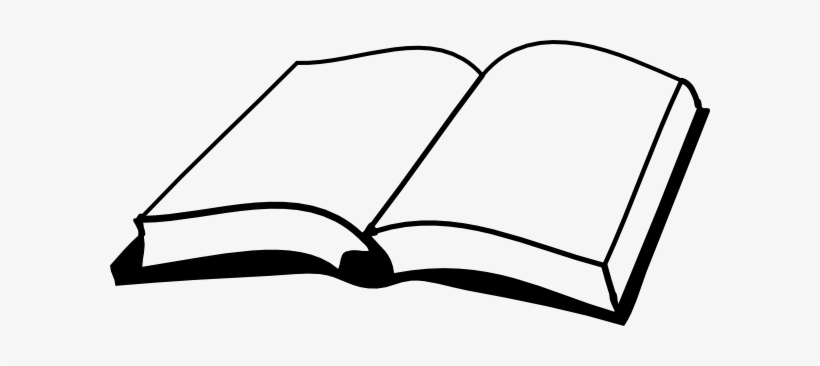 Download Open Book Clipart Black And White Clipart Panda Free - Book ...