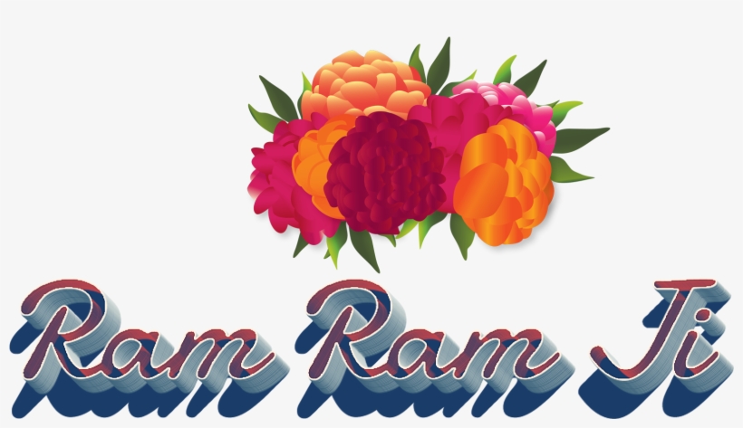 Ram Ram Ji Png Clipart - Mexican Paper Flowers Clipart, transparent png download