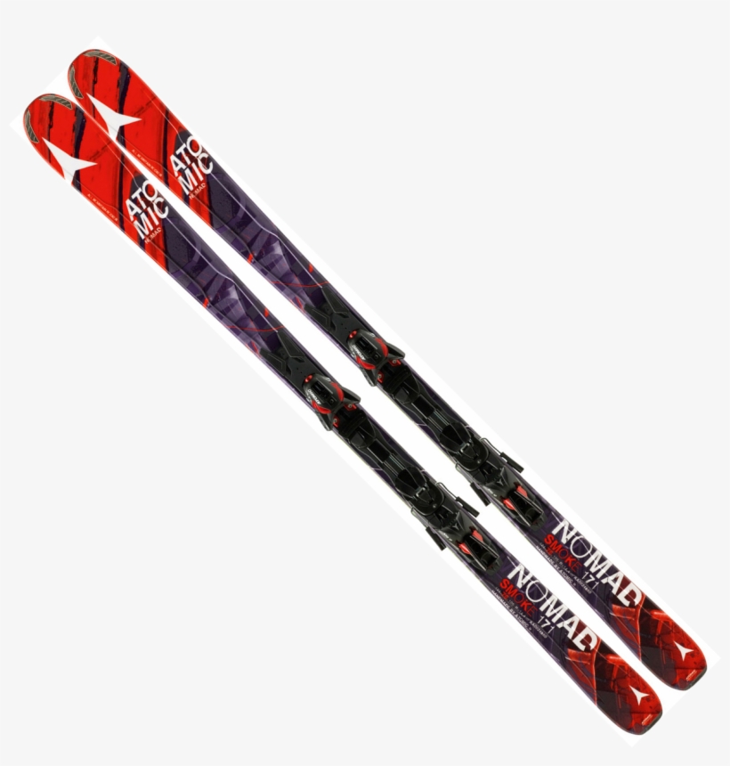 Atomic Nomad Smoke /xto - Atomic Men's Blackeye Ti Arc Skis With Bindings 167, transparent png download
