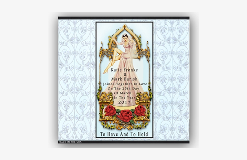 Personalized Wedding/anniversary Candle - Pin Up Girl Zombie Bride Altered Image Magnet, transparent png download