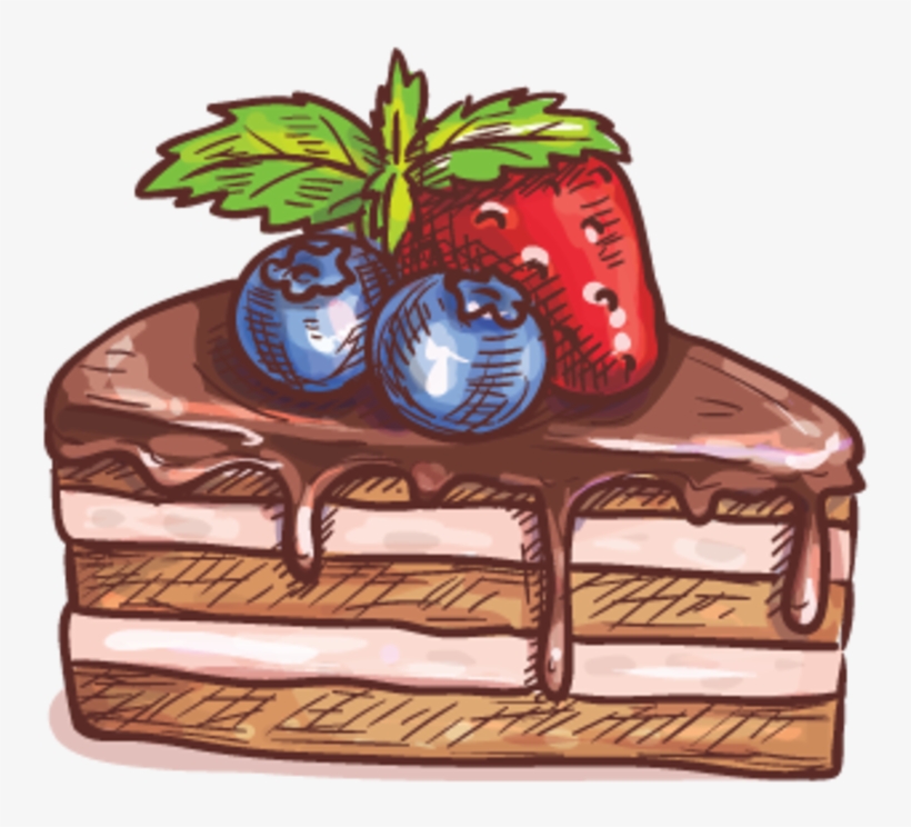 Elrees Cack Pic 220170630 8721 1elmrcj - Chocolate Cake Sketch, transparent png download
