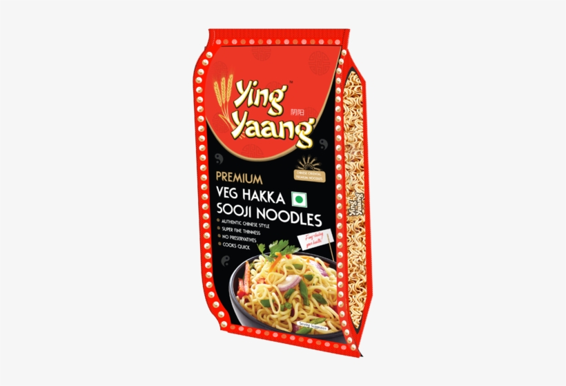 Veg Hakka Noodles - Ying Yang Veg Hakka Noodles, transparent png download