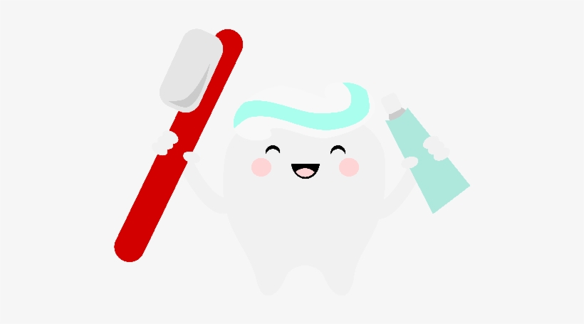 Teeth Clipart Kawaii - Kawaii Tooth Png, transparent png download