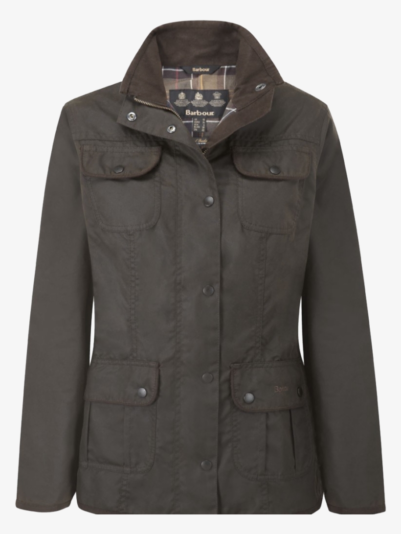 Ladies Jacket Transparent Images - Barbour Ladies Wax Jacket, transparent png download