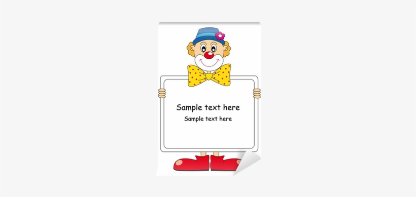 Vector Art-illustration On A White Background - Clown, transparent png download