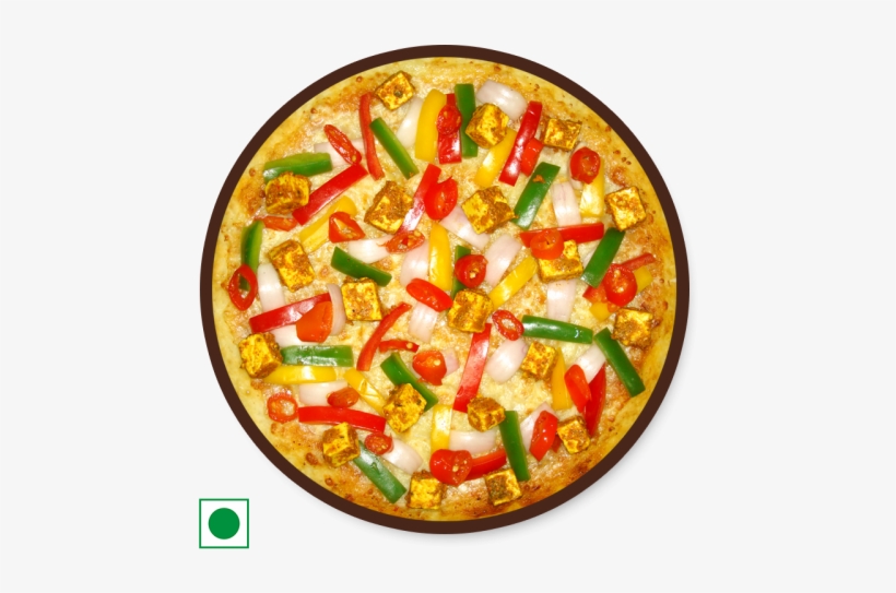 Farm Villa Medium - Red And Yellow Capsicum Pizza, transparent png download