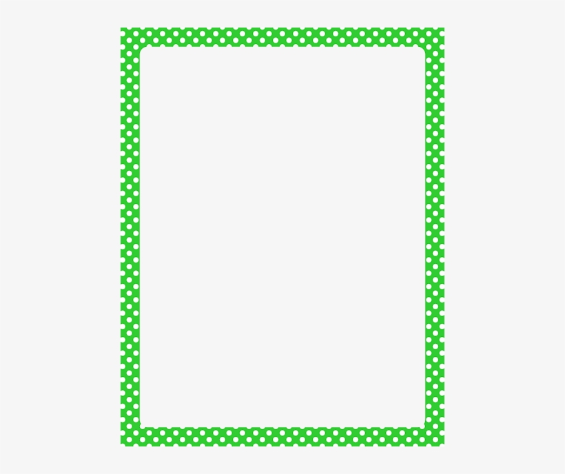 Lime Border Frame Png Hd - Purple Polka Dot Border, transparent png download