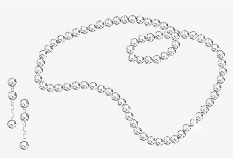 Earrings Clipart Clip Art - Diamond Necklace Clipart, transparent png download