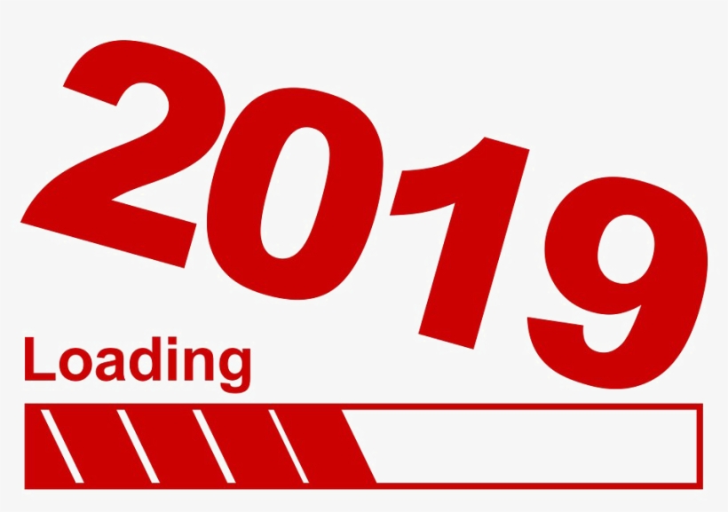 2019 New Year Text Free Download Png - 2019 Png, transparent png download