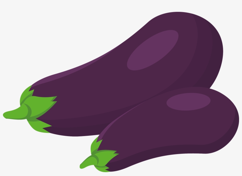Eggplant Vegetable Cartoon Dish - Vector Graphics, transparent png download