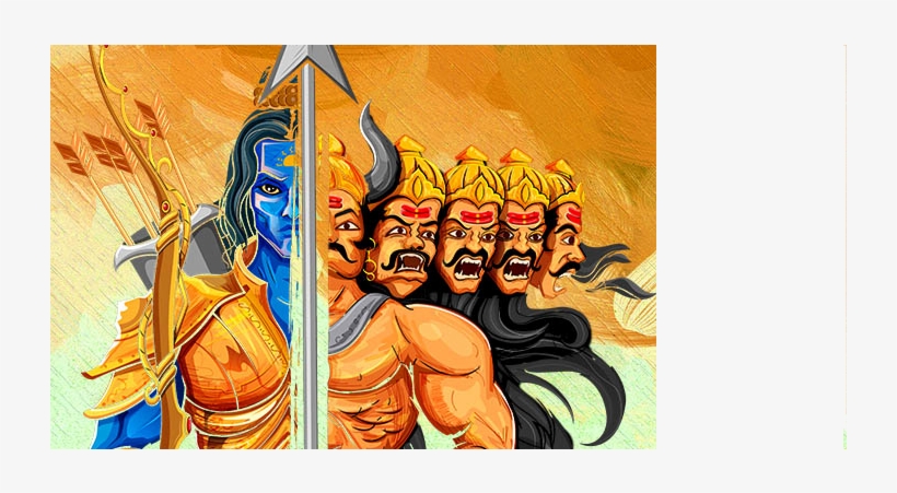 Happy Dussehra 2018 Png Photo Background - Dussehra, transparent png download