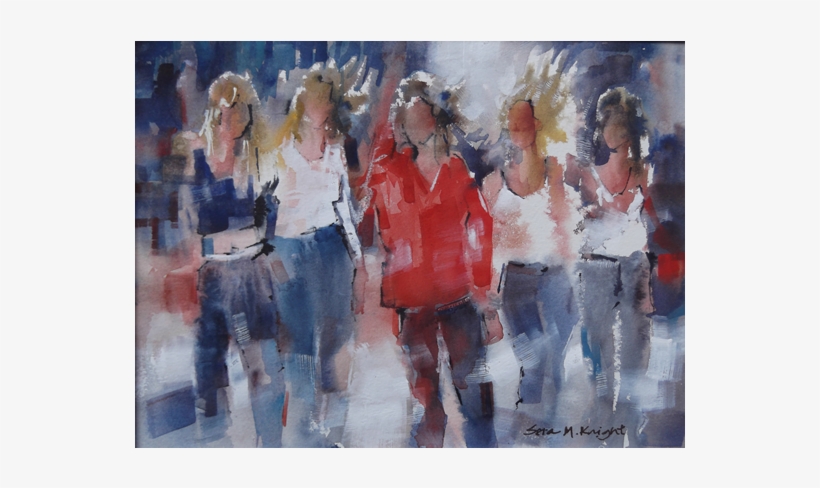 Girls Together Best Friends - Artist, transparent png download