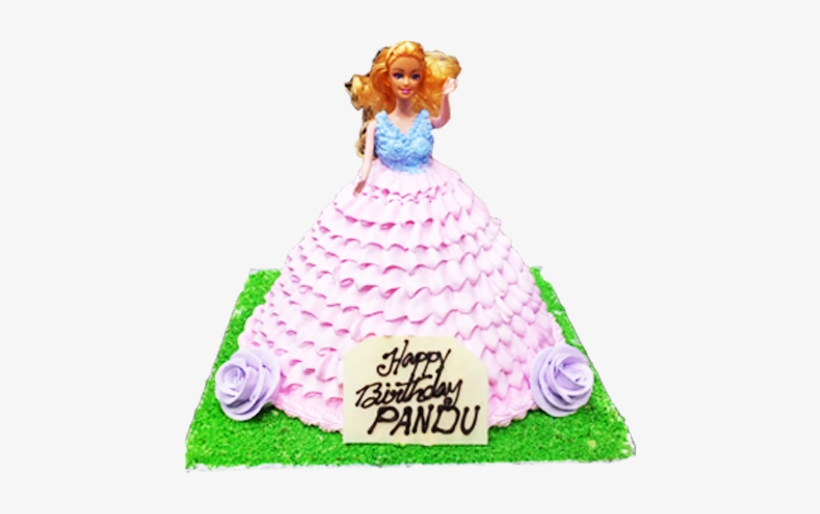 Barbie Doll Cake - Barbie Doll 4 Kg Cake, transparent png download