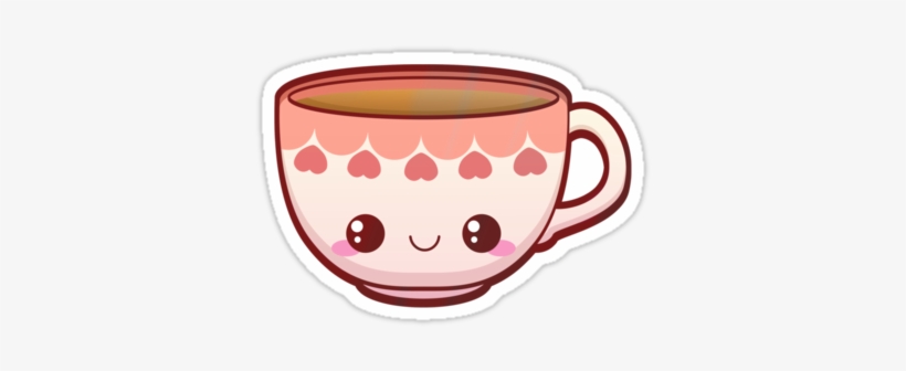 Teacup Drawing Kawaii - Kawaii Teacup, transparent png download