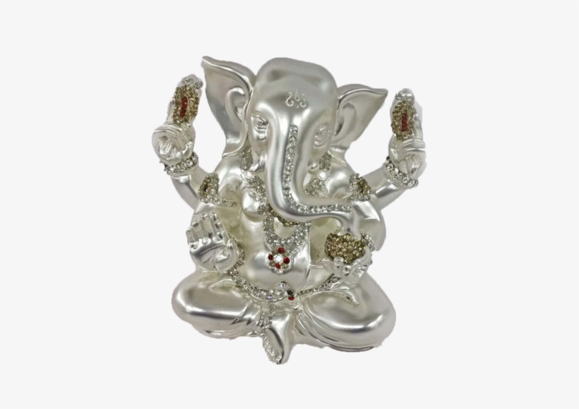 Ganesha Silver Idol Hd Png, transparent png download