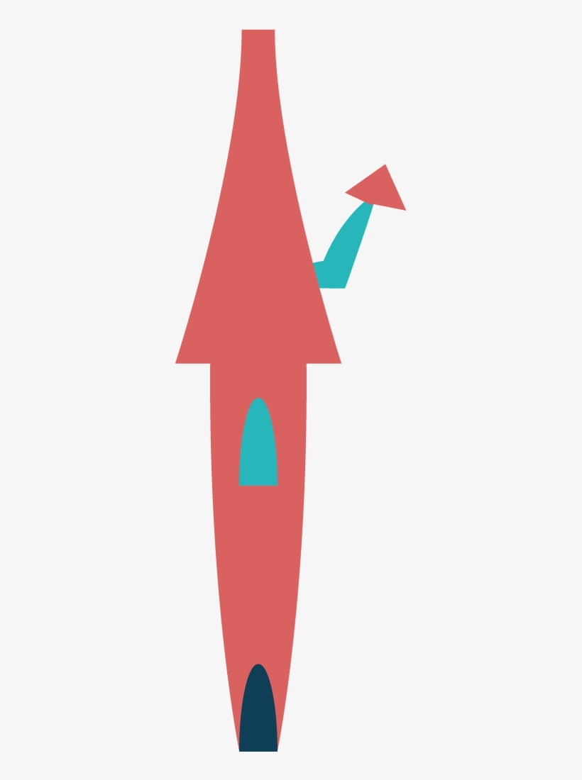 Casita Realizada A Illustrator Por Laura Gómez Trujillo - Rocket, transparent png download