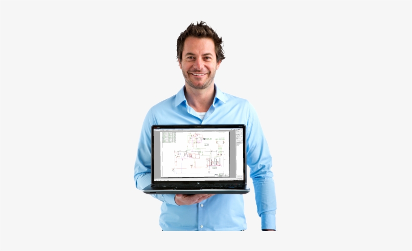We Like To Let Our Customers Do The Talking - Professional Man With Laptop Png, transparent png download