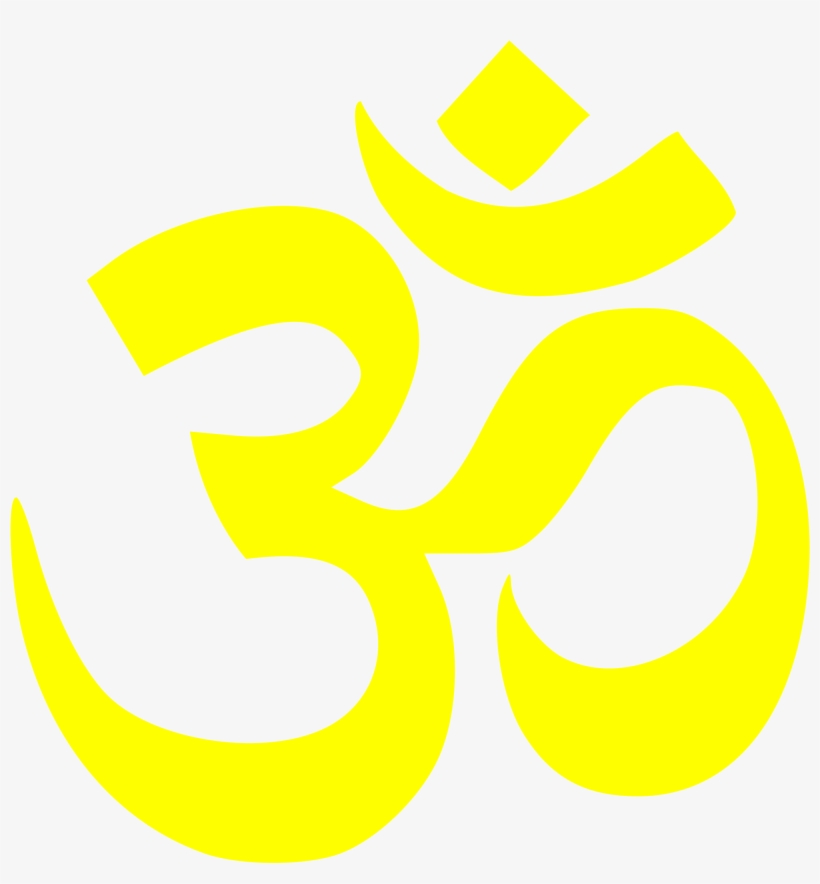 Open - Red Om Square Car Magnet 3" X 3", transparent png download