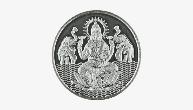 20 Gram Silver Round Jt Goddess Lakshmi - Quarter, transparent png download