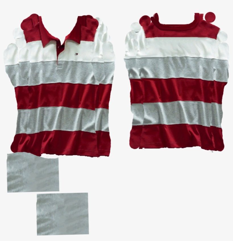 Red Striped Shirt - Clothing, transparent png download