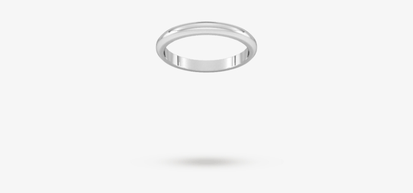 5mm D Shape Heavy Wedding Ring In Sterling Silve - Dyrberg/kern, transparent png download