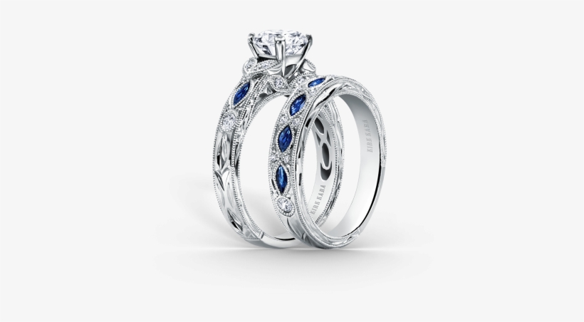 Dahlia 18k White Gold Ladies Wedding Band - Kirk Kara Dahlia Amethyst, transparent png download