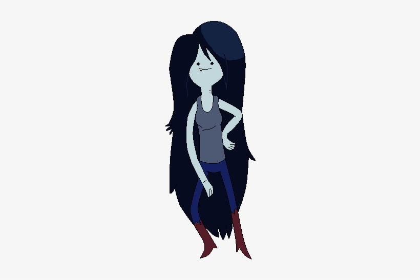Marceline The Vampire Queen By Possumfacee-d33tk32 - Vampire Adventure Time Characters, transparent png download