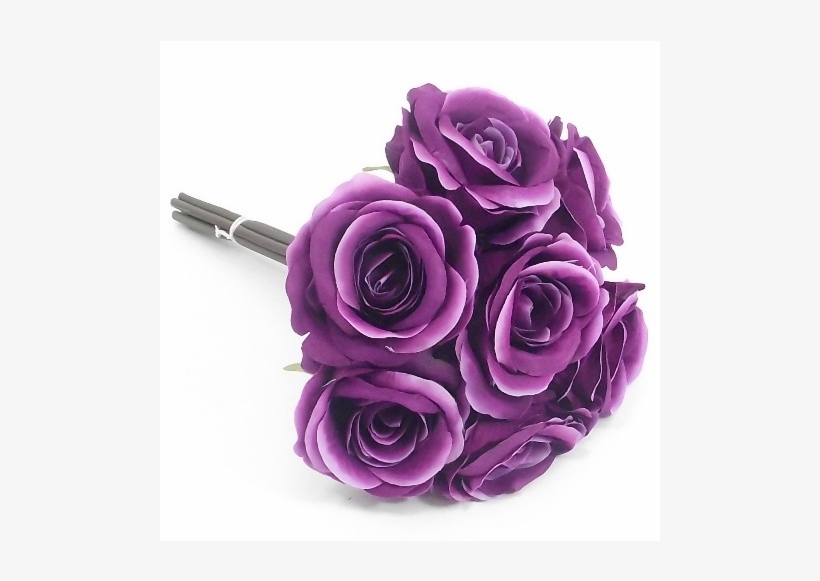 Bunch Of Large Silk Roses - Garden Roses, transparent png download