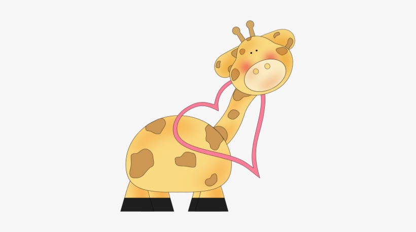 Owl Couple In Love Clipart - Giraffe Clip Art, transparent png download