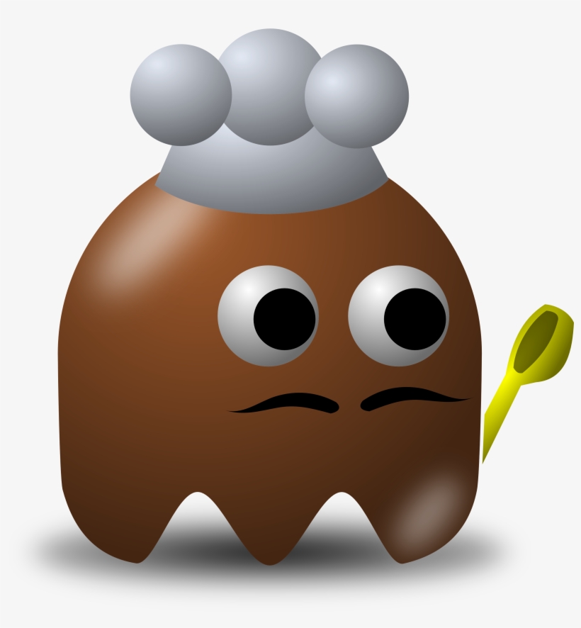 African American Chef Avatar Character With Hat And - Chocolate Cartoon Vector Png, transparent png download