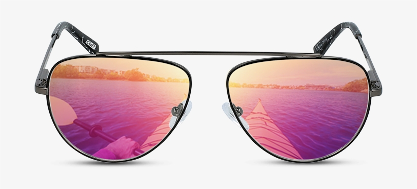 Spring Hinges And A Lofted Bridge Are Ultra-comfortable - Reflection, transparent png download