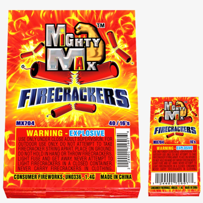 Mighty Max Firecrackers, transparent png download