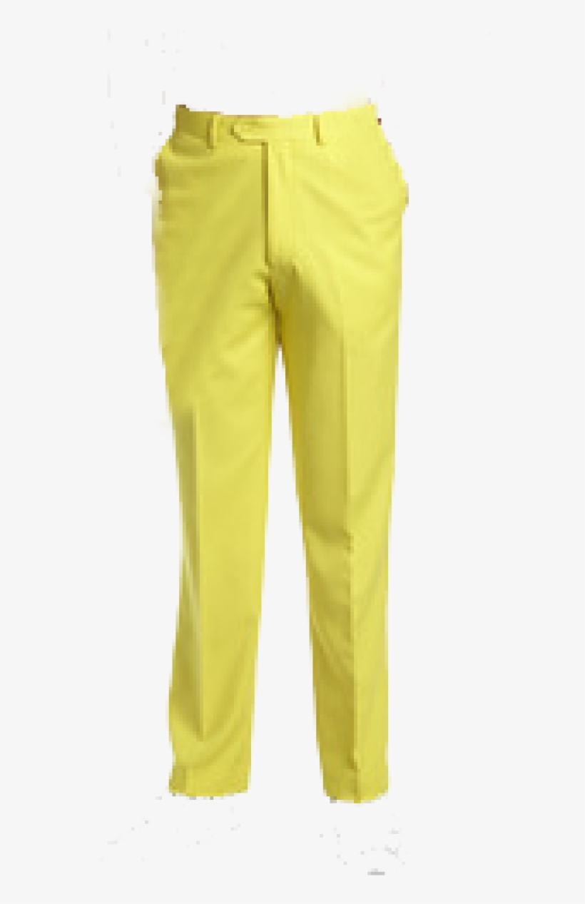 Home Men's Yellow Pants - Trousers, transparent png download