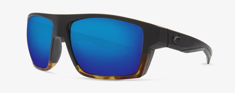 Blk181 Black Shiny Tort Blue Mirror Lens Angle2 - Sunglasses, transparent png download