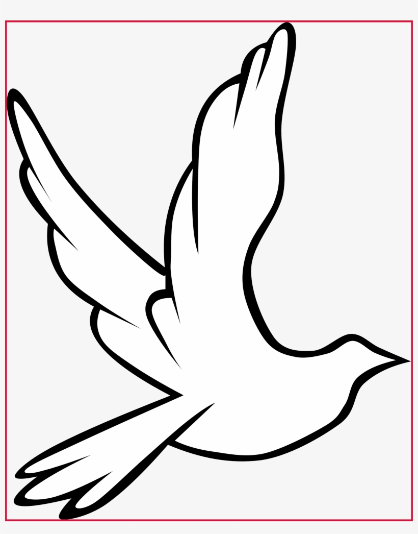 Astonishing For Crafts Background Image Of Dove - Hope Clipart Black And White, transparent png download
