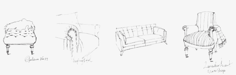 Our Story - Sketch Sofa Png, transparent png download