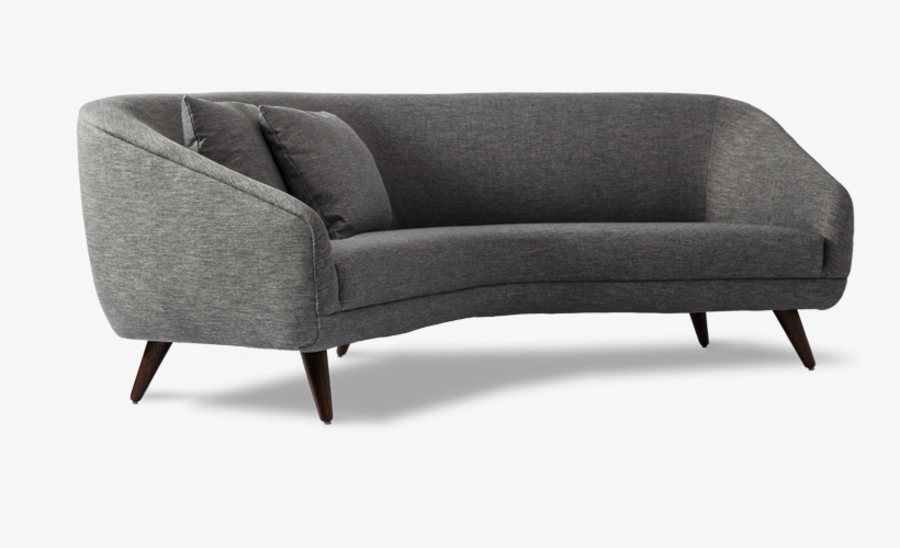 Profile Angled Sofa - Couch, transparent png download