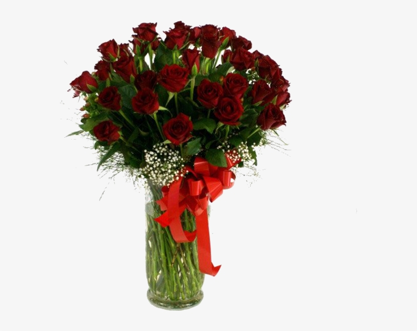 Clip Transparent Download Roses In Vase Ballito Flowers - Vase, transparent png download