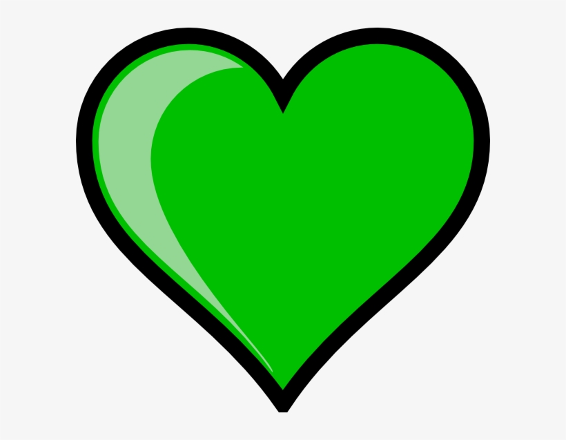 Green Heart Clip Art, transparent png download