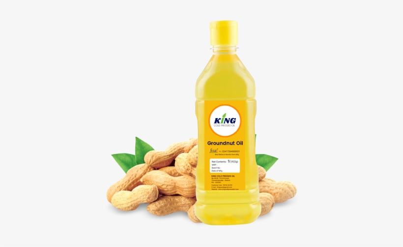 King Cold Pressed Groundnut Oil - Peanut, transparent png download