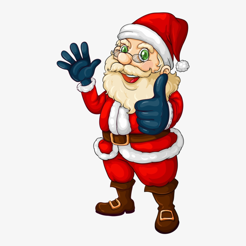 Santa Claus Png Clipart - Santa Holding Christmas List, transparent png download