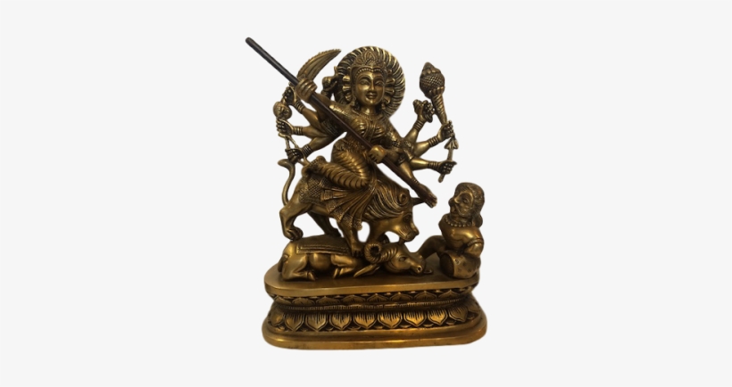 Indonesian Durga - Exotic India Zci51 Mahishasura-mardini Goddess Durga, transparent png download