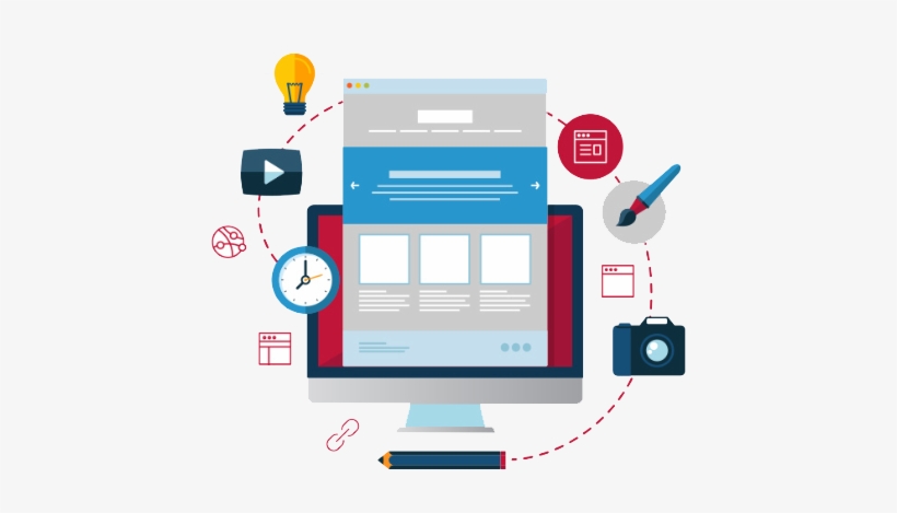 Our Custom Application Development Process Comprises - Web Design PNG ...